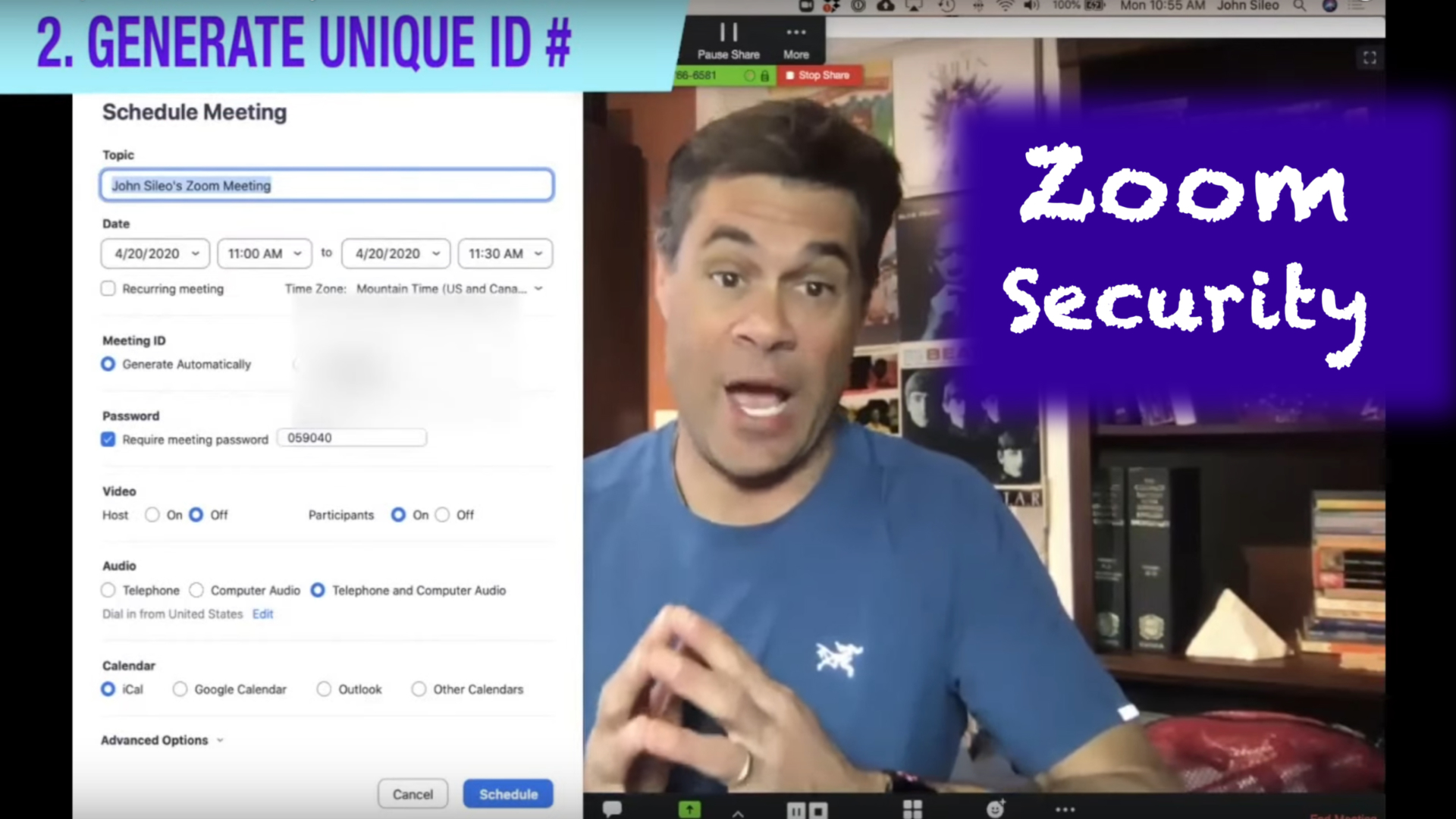 Zoom Security in 7 Steps (Video + Graphic)