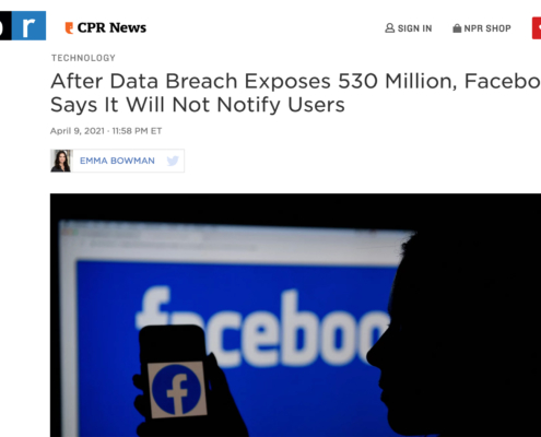 Facebook Breach: Zuckerberg Karma & Your Stolen Cell #